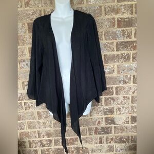 Tianello Womens Black Lightwieght cardigan size Small NWT